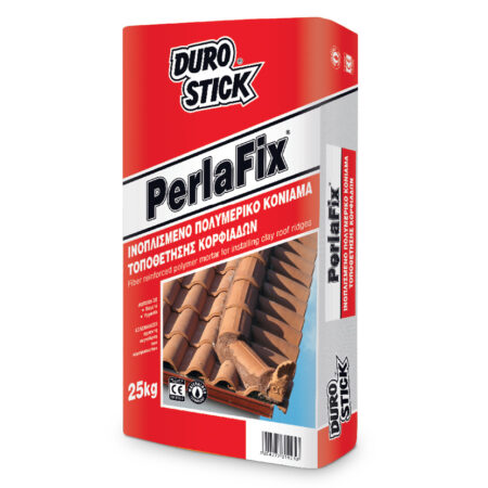 Durostick Perlafix - Ινοπλισμένο Πολυμερικό Κονίαμα Τοποθέτησης Κορφιάδων Συσκευασία 25Kg