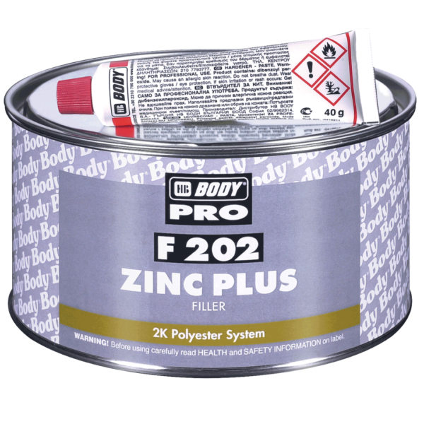 HB Body F202 Zinc Plus - Πολυεστερικός Σιδηρόστοκος 1.8Kg